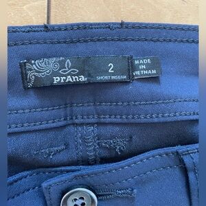 Prana Halle Pant II size 2 short, can be rolled and clipped into capris
